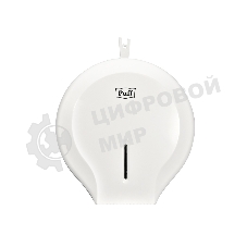 Диспенсер туалетной бумаги Рuff-7130 белый, с замком, ABS-пластик