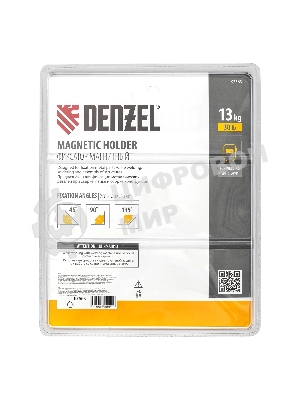 Фиксатор магнитный Denzel отключаемый для сварочных работ усилие 30 LB, 45х90х135 град.