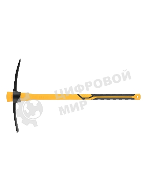 Кирка Denzel 1500 г, узкая, фиберглассовая обрезиненная рукоятка 900 мм