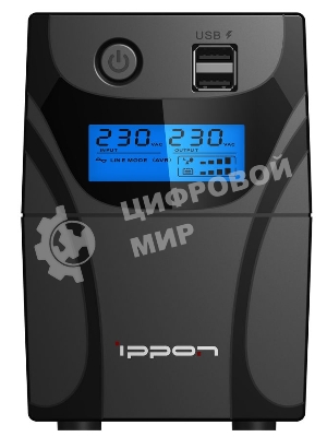 Источник бесперебойного питания Ippon Back Power Pro II Euro 650 360Вт 650ВА черный