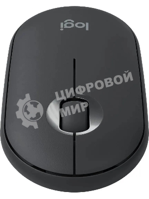 Мышь беспроводная Logitech Pebble M350 графитовый, 1000 dpi, радиоканал, Bluetooth, USB, кнопки - 3