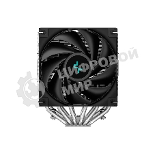 Кулер для процессора DEEPCOOL AG620 черный, 120 мм, алюминий/медь, 1850 об/мин, 29.4 дБ, 4 pin, 260 Вт, 157 мм