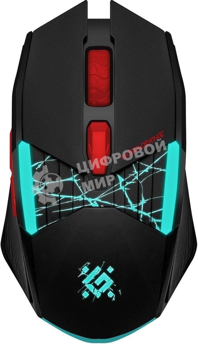 Мышь беспроводная Defender Horrodine GM-237 черный, 3200 dpi, радиоканал, USB, кнопки - 6