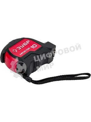 Рулетка с автостопом ЗУБР Автостоп 10м х 25мм