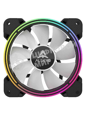 Вентилятор для корпуса Alseye Halo 4.0-B kit (3шт.) черный, 120 мм, 1300 об/мин, 24.8 дБ, 4 pin