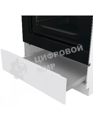 Плита газовая Gorenje GG6A11WF белый, конфорок 4 газовых, духовка 72 л, 60 см x 85 см x 60 см