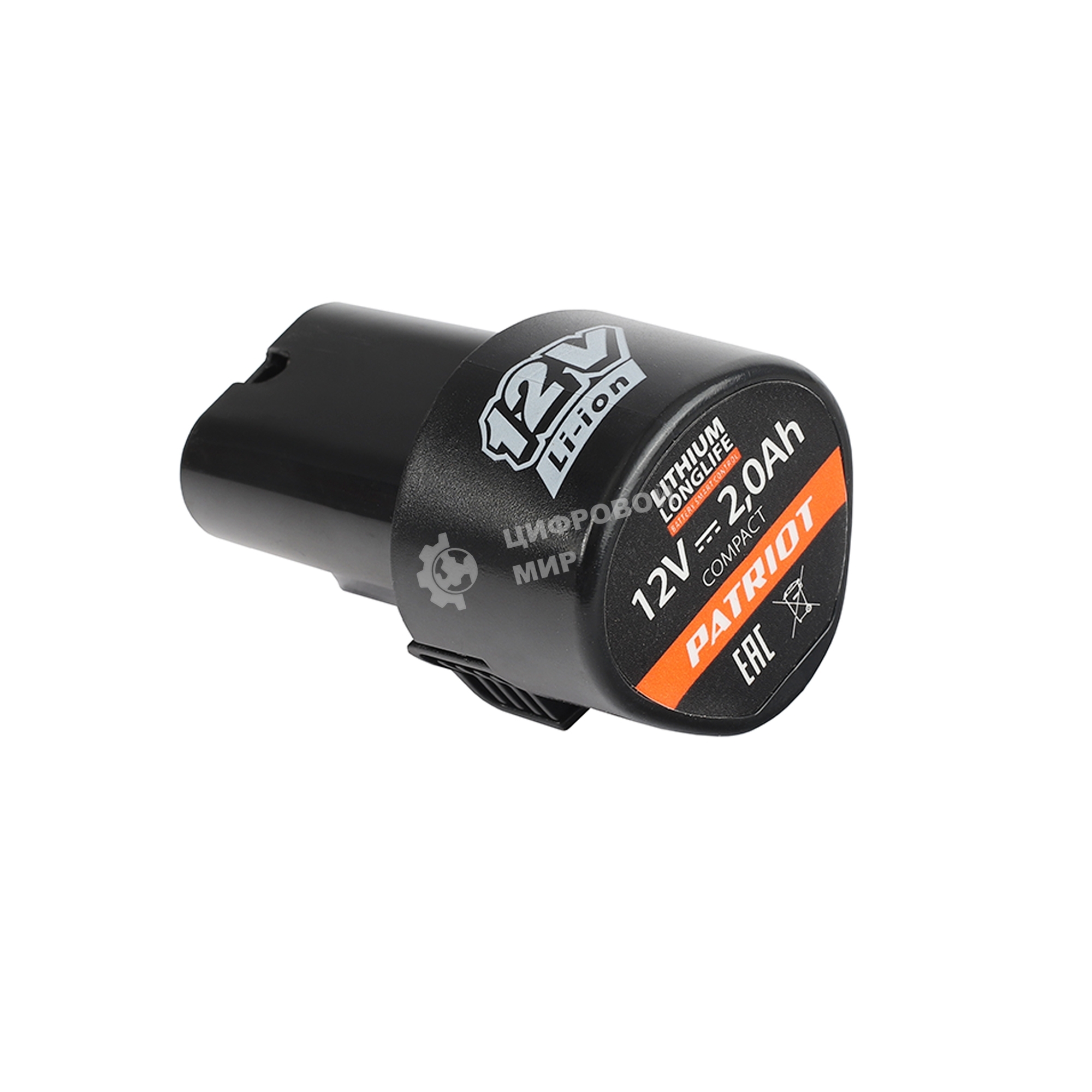 Батарея аккумуляторная Li-ion для шуруповертов Patriot серии The One, Модели: BR 119Li, Емкость аккумулятора: 2,0 Ач, напряжение: 12В