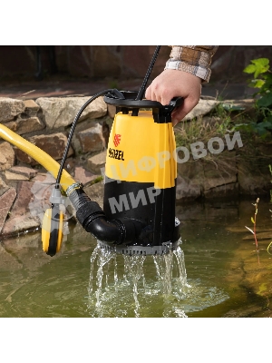 Дренажный насос Denzel DP-900S для чистой и грязной воды, 900 Вт, напор 9 м, 18000 л/ч
