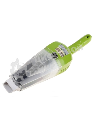 Пылесос вертикальный Mystery MVC-1118 белый/зеленый, питание от аккумулятора, 300 Вт, уборка сухая, пылесборник 0.5 л, работа от АКБ max 30 мин