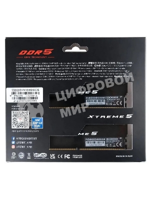 Оперативная память Patriot Viper Xtreme 5, DDR5, 32GB (2x16GB), 8200MHz, CL38, DIMM, с радиаторами, черный