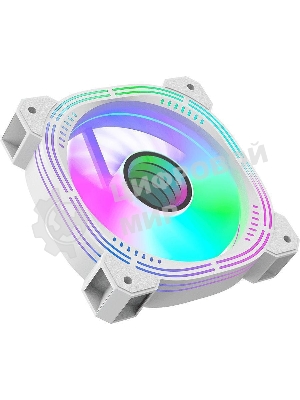 Вентилятор для корпуса Formula Nulight 12WH ARPW ARGb белый, 120 мм, 1500 об/мин, 25.34 дБ, 4 pin