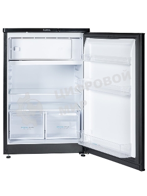 Холодильник Бирюса B508 черный однокамерный 116/34л морозилка сверху