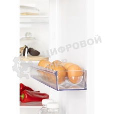 Холодильник Nordfrost NRG 152 WTM белый стекло двухкамерный 205/115 л морозилка снизу