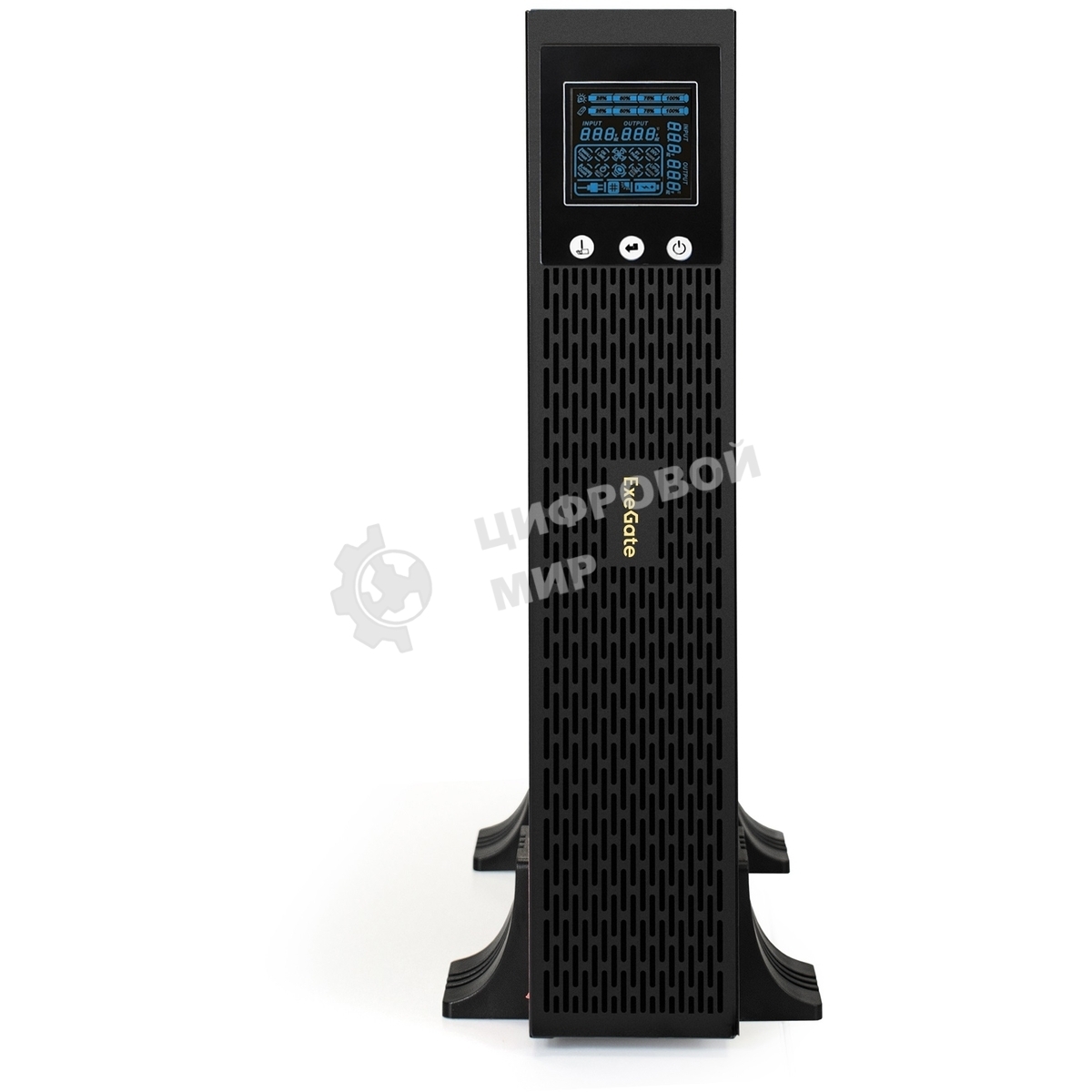 Источник бесперебойного питания Pure Sine Wave ExeGate SinePower UHB-1000.LCD.AVR.C13.RJ.USB.2U 1000VA/800W,8*C13,RM/Tower