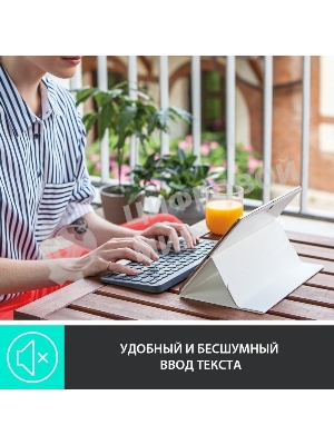 Клавиатура беспроводная Logitech K380 (920-007590) темно-серый (неоригинальная гравировка)