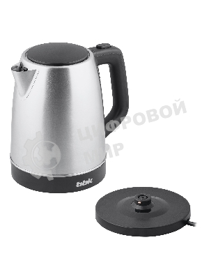 Чайник электрический BBK EK1765S черный/нержавеющая сталь, 1.7 л, 1850-2200 Вт
