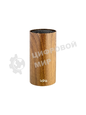 Подставка для ножей универсальная LARA LR05-103 Wood круглая Soft touch 110×225