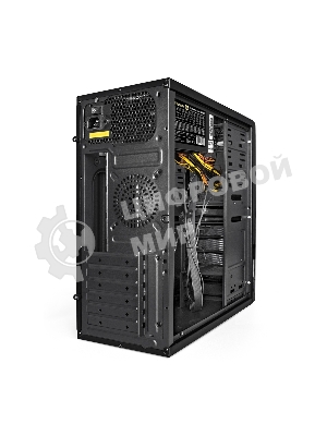 Компьютерный корпус ExeGate EX278400RUS Miditower ExeGate XP-329S Black, ATX, (XP600, Black,120мм), 2хUSB, Audio