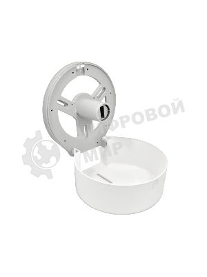 Диспенсер туалетной бумаги Рuff-7130 белый, с замком, ABS-пластик