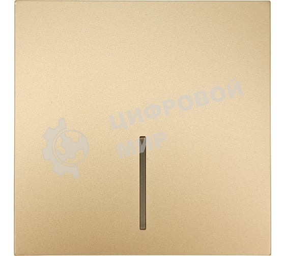 Выключатель LEZARD 704-3688-111QC 1-кл. с индик. СП ZIMA IP20 10А безвинт. зажим, зол.