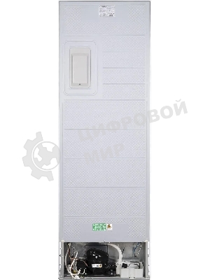 Холодильник Maunfeld MFF185NFW белый глянц. двухкамерный 211/104л морозилка снизу, No Frost