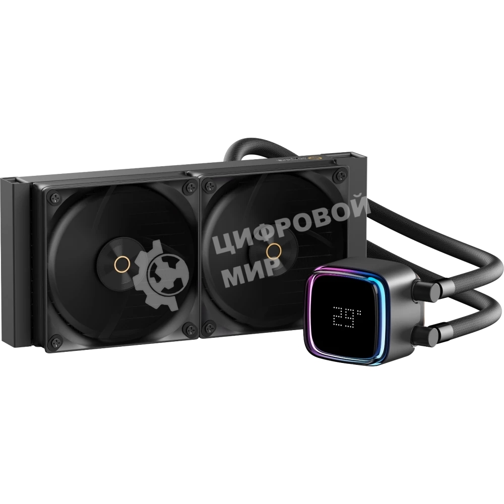 Система жидкостного охлаждения Ocypus Iota L24 BK ARGb черный 280W/All Intel/AMD AM*/Digital display/Screws