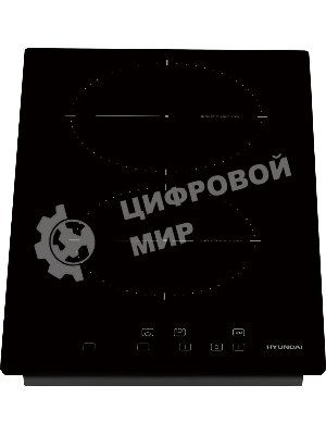 Индукционная варочная панель Hyundai HHI 3710 BG независимая, черный