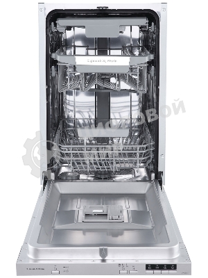 Встраиваемая посудомоечная машина Zigmund & Shtain DW 303.4, серый, 44.8 см, 10 компл., 49 дБ, класс A+++
