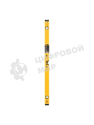 Уровень алюминиевый Denzel, магнит., фрезерованный, 3 глазка (1 зеркал.), 0,5 мм/м, 1000 мм