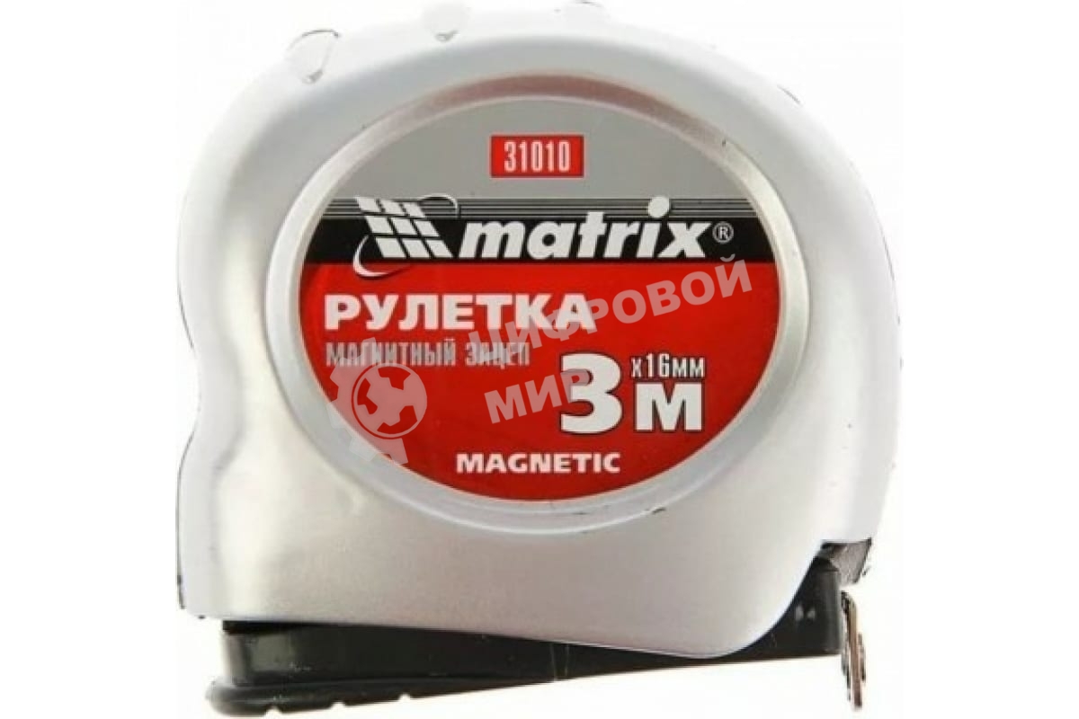 Рулетка Matrix magnetic 3мх16мм магнитный зацеп
