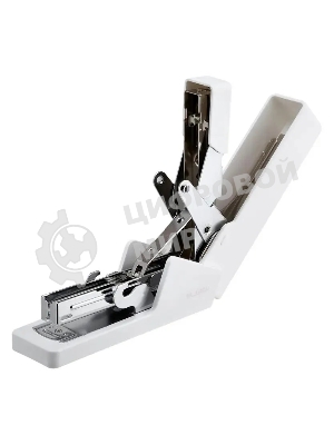 Степлер Deli ENS081белый, Nusign 24/6 26/6 (25 листов) белый, 100 скоб, коробка