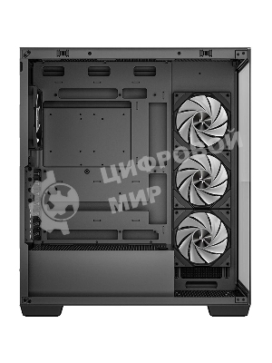 Компьютерный корпус Deepcool CG580 4F черный без БП ATX 6x120мм 3x140мм 2xUSB 3.0 audio bott PSU