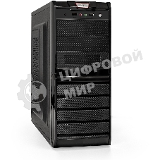 Компьютерный корпус ExeGate EX278400RUS Miditower ExeGate XP-329S Black, ATX, (XP600, Black,120мм), 2хUSB, Audio