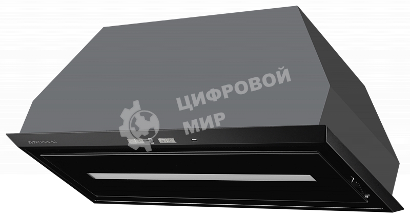 Вытяжка встраиваемая Kuppersberg Inbox 73 B черный управление: кнопочное (1 мотор)