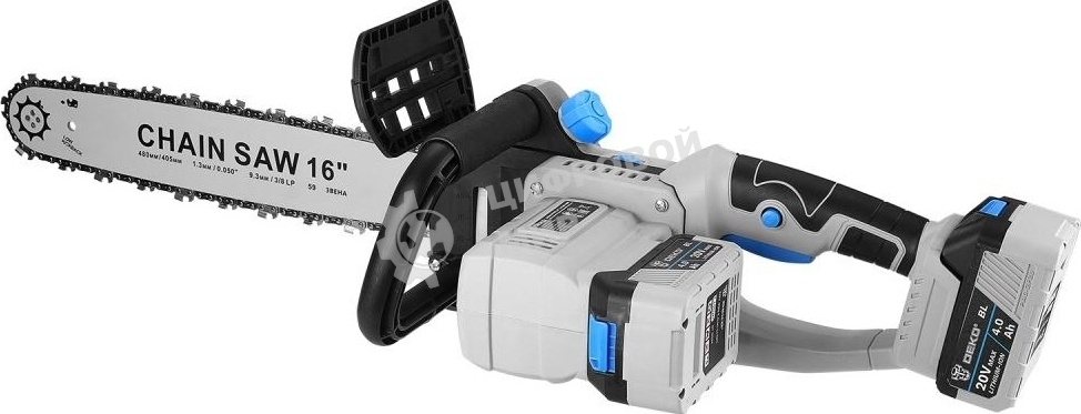 Пила цепная аккумуляторная бесщеточная DEKO DKCHS 40 PRO, 16