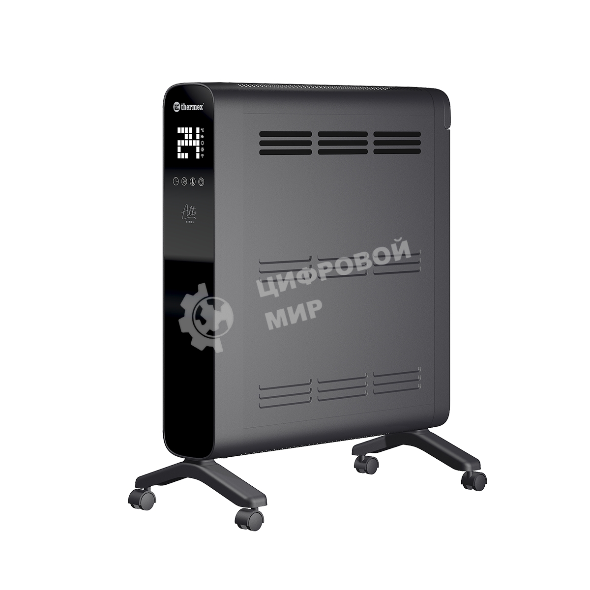 Конвектор электрический Thermex Alto 1500 Wi-Fi черный