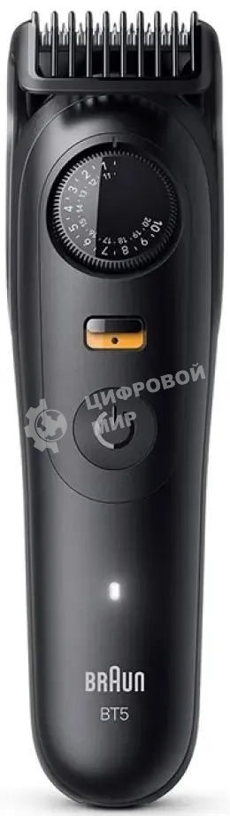 Триммер Braun BT5520 черный (насадок в компл:3шт)