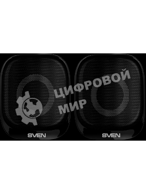 Акустическая система 2.0 АС SVEN G345, черный, (10 Вт, RGB, питание USB, Bluetooth)