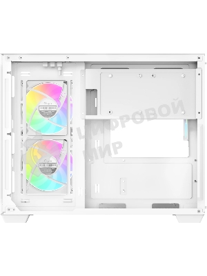 Корпус Ocypus Gamma C54 WH ARGB, Mini-Tower, белый, 3 x 120 мм