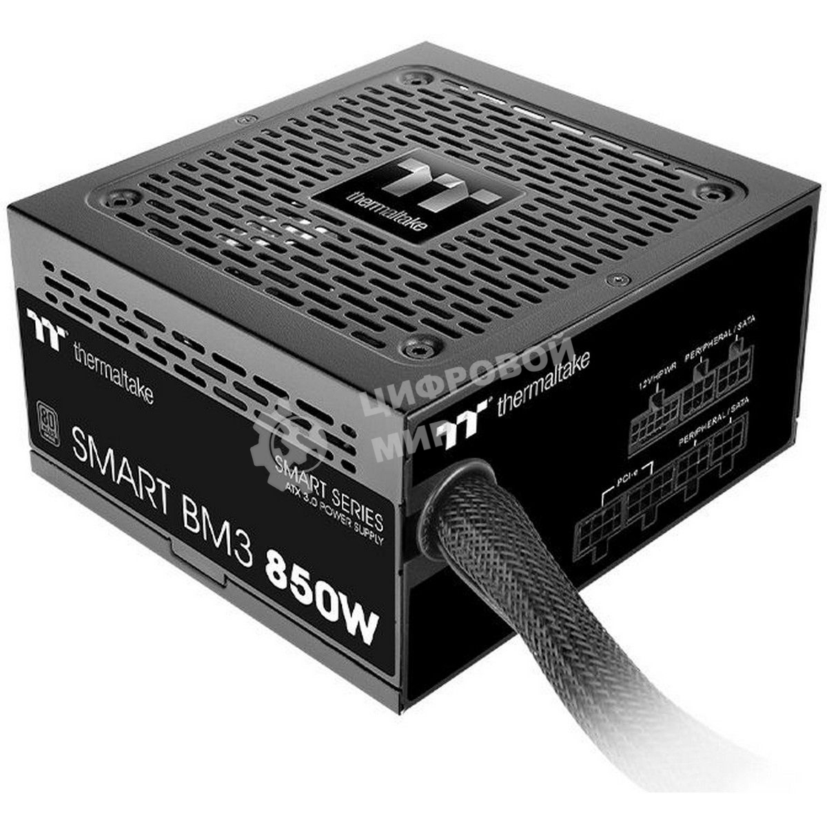 Блок питания Thermaltake Smart BM3 Gen.5 80 PLUS Bronze (20+4pin) APFC 120мм fan 12xSATA Cab Manag RTL
