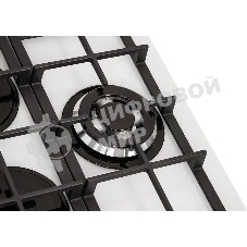 Газовая варочная панель Gefest ПВГ 2231-02 Р12, 4 конфорки, закаленное стекло, белый