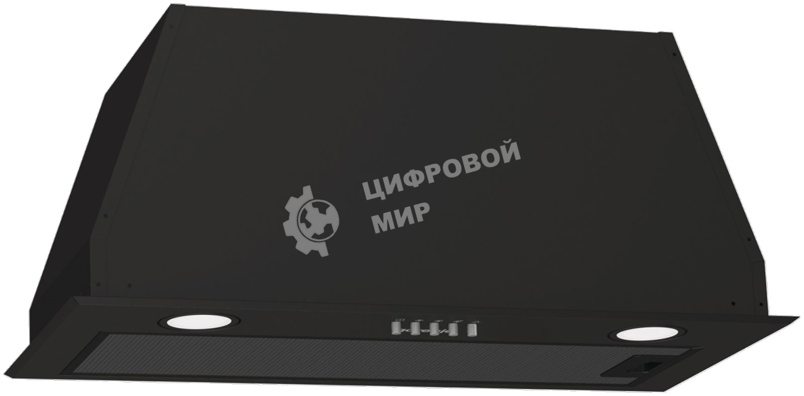 Вытяжка встраиваемая Gorenje BHI626E6B черный, 60 см, 677 куб. м/ч, 61 дБ