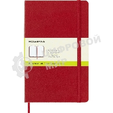 Блокнот Moleskine Classic Large, 240 страниц, красный, нелинованный,