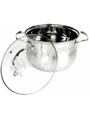 Набор посуды Kelli KL-4209 6 пред. Кастрюля с жаропрочной стекл. крышкой 2.1 л. Кастрюля с жаропрочной стекл. крышкой 3 л. Кастрюля с жаропрочной стекл. крышкой 4 л. Высококачественная нерж. сталь 18/10. 5-ти слойное капсульное дно.