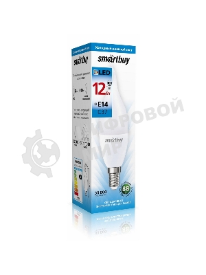 Лампа светодиодная Smartbuy 12W/6000/E14 (SBL-C37Can-12-60K-E14)