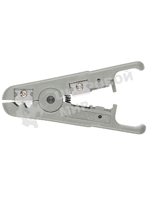 Инструмент обжимной Hyperline WRline WR-501B Стрипер для зачистки и обрезки витой пары (UTP/STP) и телефонного кабеля 3,2-9 мм, с возможностью регулировки