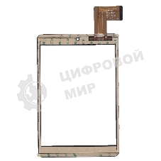 Сенсорное стекло (тачскрин) C196131F1-FPC808DR. черное