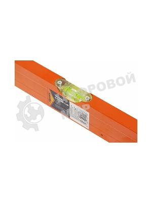 Уровень алюминиевый Sparta 400 мм, 3 глазка, желтый, линейка