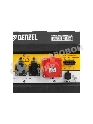 Электрогенератор бензиновый Denzel PS 80 E-3, 6.5 кВт, 85 дБ, 87 кг