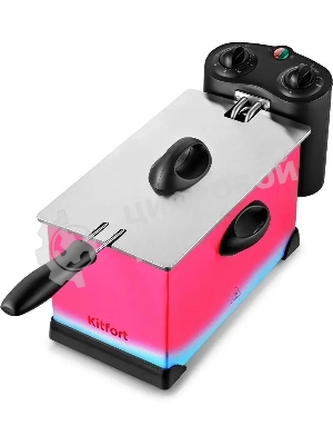 Фритюрница Kitfort КТ-4052 2000Вт серебристый/черный